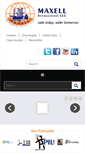 Mobile Screenshot of maxellinternational.com